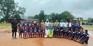 Gumla : चैनपुर में 64वीं सुब्रतो मुखर्जी कप फुटबॉल प्रतियोगिता का शानदार आगाज़