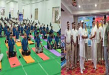 International Yoga Day : बिहार के अलग-अलग जिलों में अधिकारियों ने किया योगाभ्यास