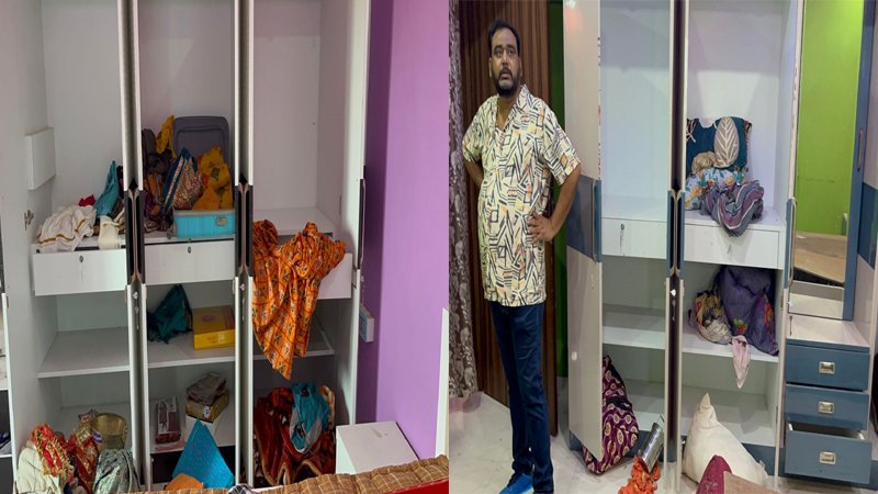 ठेकेदार सुजीत के घर से 7 लाख के आभूषण की चोरी