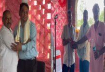 ओलंपिक एसोसिएशन के अध्यक्ष अजय कुमार का जोरदार स्वागत