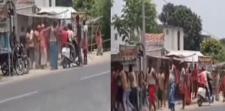 2 गुटों में जमकर हुई मारपीट, Video Viral