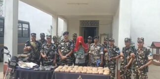 SSB व पुलिस की संयुक्त कार्रवाई, चरस के साथ तस्कर गिरफ्तार