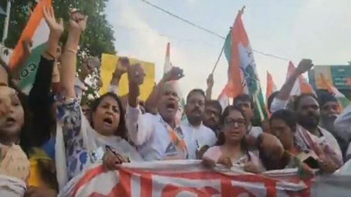 रेप पीड़िता के मौत के खिलाफ आज कांग्रेस का हल्लाबोल