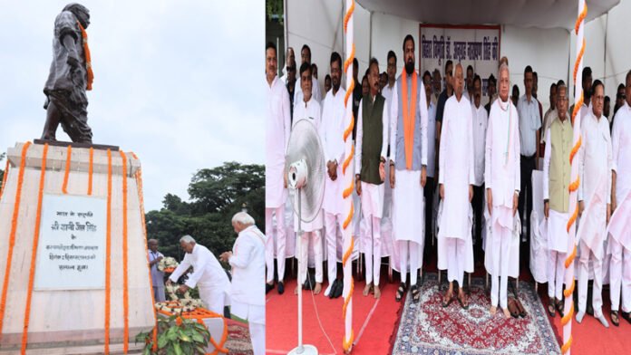 बिहार विभूति अनुग्रह नारायण की जयंती पर राज्यपाल व मुख्यमंत्री ने किया नमन