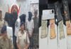 लूट मामले में 6 अपराधी रकम व बाइक के साथ गिरफ्तार