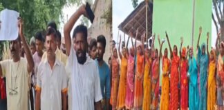 नशा के खिलाफ सड़क पर उतरे लोग, घर-घर जाकर चलाया नशा विरोधी अभियान