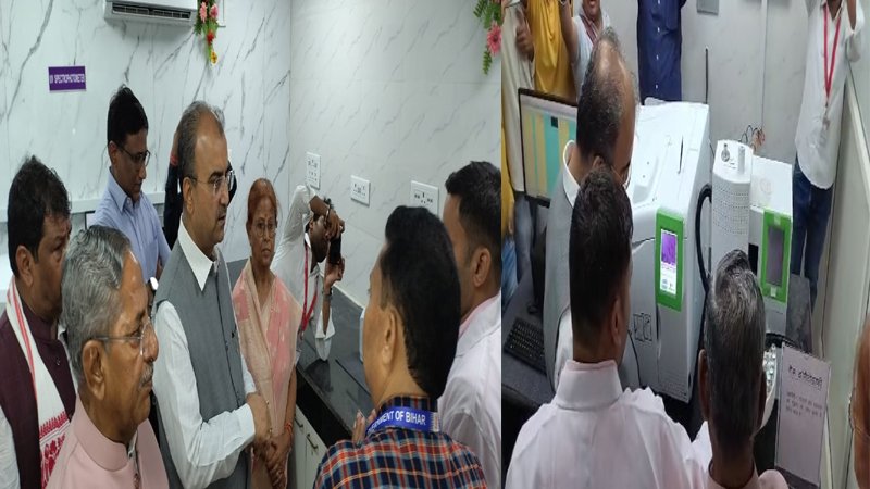 मंत्री मंगल पांडे ने बिहार औषधि नियंत्रण प्रयोगशाला का किया उद्घाटन मंत्री मंगल पांडे ने बिहार औषधि नियंत्रण प्रयोगशाला का किया उद्घाटन