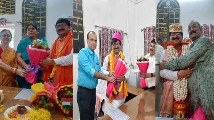 बिहार संस्कृत शिक्षा बोर्ड के अध्यक्ष मृत्यंजय कुमार झा ने ग्रहण किया योगदान