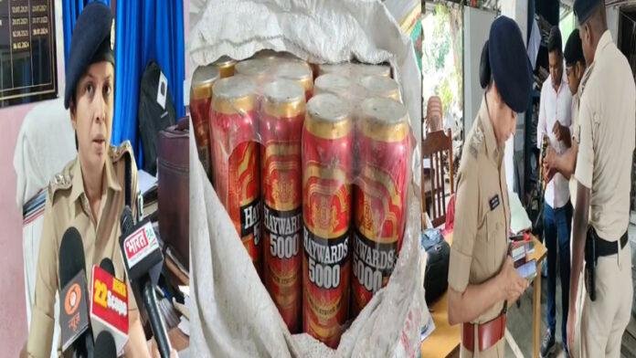 Muz Police शराब का धंधेबाज फरार, पत्नी गिरफ्तार, दोनों मिलकर चलाते थे कारोबार