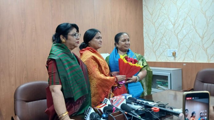 राष्ट्रीय महिला आयोग के अध्यक्ष पहुंचीं पटना, कई बिंदुओं पर की चर्चा