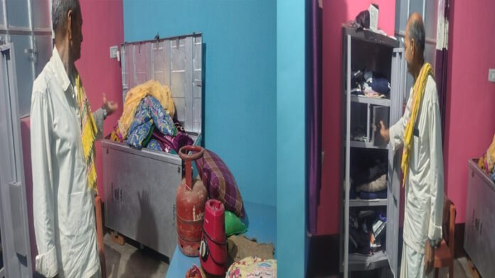 चोर पुलिस को दे रहे चुनौती, नगद, सोने की अंगुठी और चेन की हुई चोरी