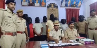 पुलिस ने 9 साइबर अपराधियों को किया गिरफ्तार