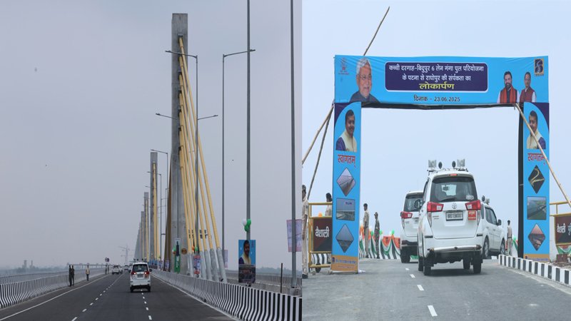CM नीतीश का राघोपुर को तोहफा, कच्ची दरगाह-बिदुपुर 6 लेन गंगा पुल परियोजना का किया लोकार्पण