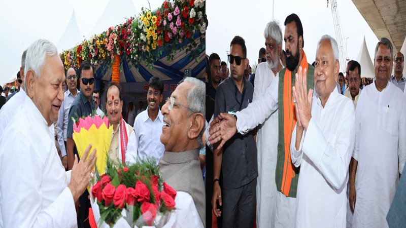CM नीतीश का राघोपुर को तोहफा, कच्ची दरगाह-बिदुपुर 6 लेन गंगा पुल परियोजना का किया लोकार्पण