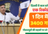 दिल्ली की सड़कों पर भरोसे की परत: PWD का रिकॉर्ड अभियान, एक दिन में 3,400 गड्ढों की मरम्मत