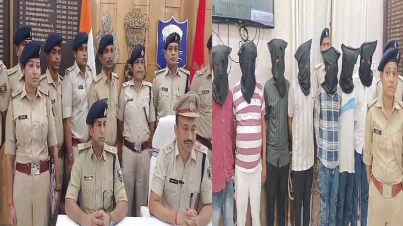 SSP ने मानव तस्करी को लेकर किया खुलासा, 7 अपराधी गिरफ्तार