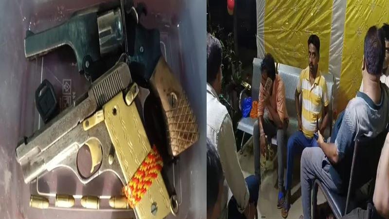 पटना में बड़ी वारदात नाकाम, घर के बाहर बैठे व्यक्ति पर तानी गई बंदूक, अपराधी की जमकर पिटाई