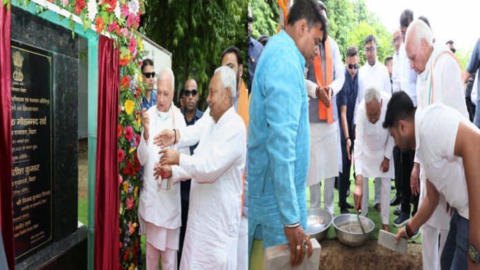 राज्यपाल सचिवालय व राजभवन अतिथिगृह के निर्माण कार्य के शिलान्यास, कार्यक्रम में शामिल हुए मुख्यमंत्री
