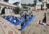 पूर्व मंत्री रामसूरत राय ने अंतर्राष्ट्रीय योग दिवस पर किया योगाभ्यास