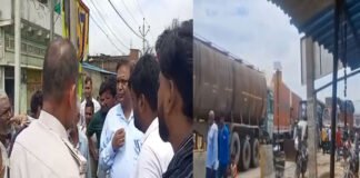 शिवसागर में राष्ट्रीय राजमार्ग-19 को स्थानीय लोगों ने किया जाम