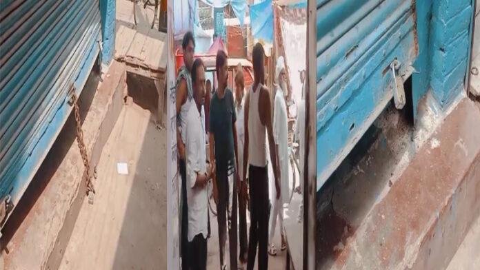 नगर थाने के पास 5 दुकान में भीषण चोरी, घटना के बाद दुकानदारों में आक्रोश