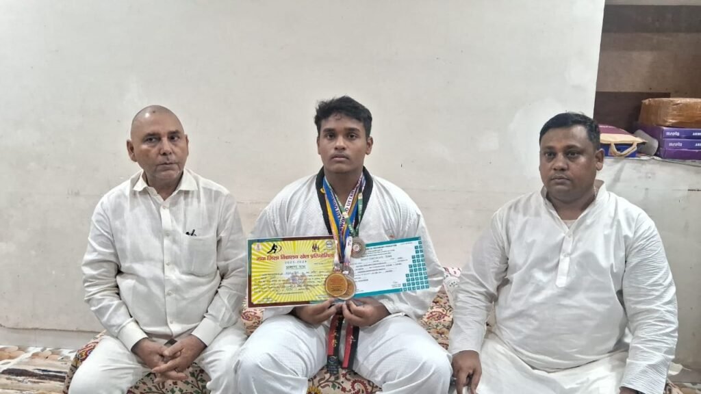 राष्ट्रीय चैंपियन बना गयाजी का लाल, तायक्वोंडो नेशनल गेम में अतुल ने जीता गोल्ड