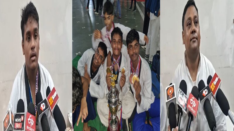 राष्ट्रीय चैंपियन बना गयाजी का लाल, तायक्वोंडो नेशनल गेम में अतुल ने जीता गोल्ड