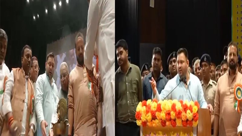 वैश्य प्रतिनिधि सम्मेलन में पहुंचे तेजस्वी, कहा- बिना घूस के बिहार में नहीं होता है काम