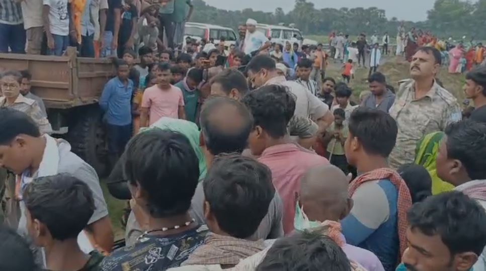 Godda मौके पर पहुंची पुलिस