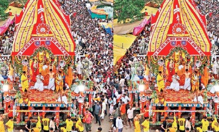 घुरती रथयात्रा आज: नौ दिन बाद जगन्नाथ महाप्रभु लौटेंगे मुख्य मंदिर, उमड़ी श्रद्धालुओं की भीड़