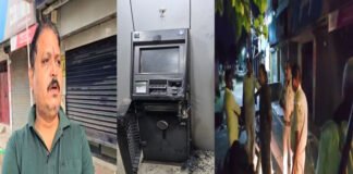 SP कार्यालय से महज 2 सौ मीटर की दूरी पर SBI के ATM से चोरी करने का प्रयास रहा असफल