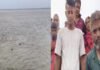 गंगा घाट पर सुबह स्नान करने पहुंची महिला, तेज धार में बहने लगी, स्थानीय लोगों ने बचाया