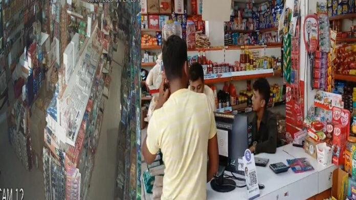 जनरल स्टोर में 3 लाख की चोरी, 6 से सात चोरों ने दिया वारदात को अंजाम
