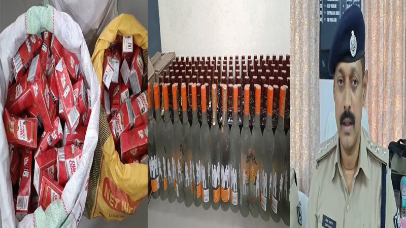 नवगछिया पुलिस की बड़ी कार्रवाई, अवैध विदेशी शराब के साथ स्कॉर्पियो वाहन भी जब्त