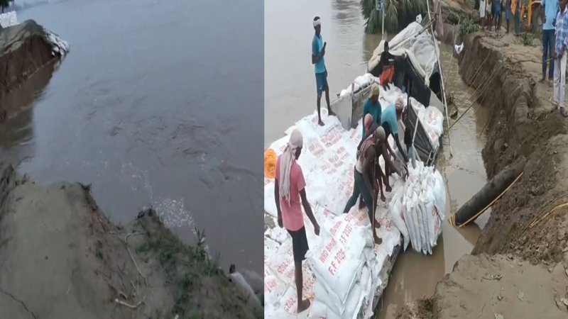 कहलगांव में गंगा एक बार फिर धारण कर चुकी है विकराल रूप, आगोश में समाया कई घर