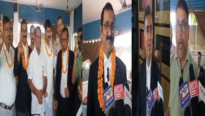 दानापुर अधिवक्ता संघ के अध्यक्ष बने नंदकिशोर शर्मा