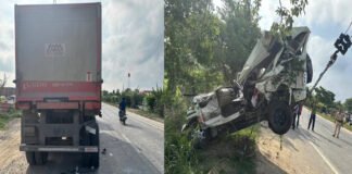 वाहन चेकिंग के दौरान NH-27 पर भीषण सड़क हादसा, DTO के ESI की मौत, 2 गंभीर रूप से घायल