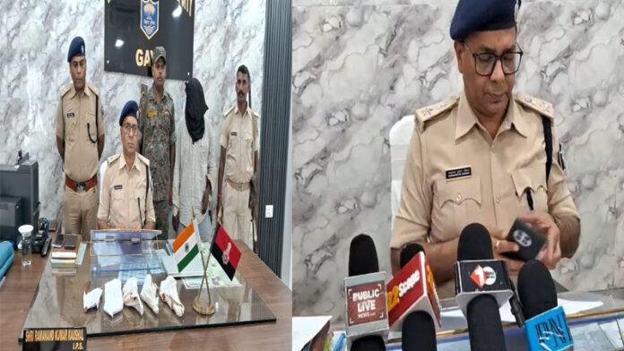 बैंक लूट मामले में एक अपराधी गिरफ्तार, 3 हथियार बरामद