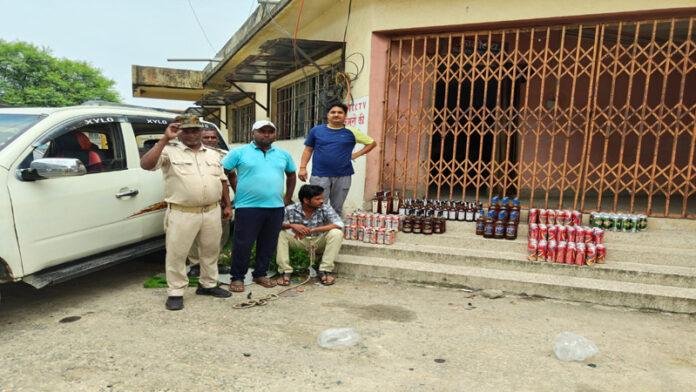 Nawada Wine शराब की बड़ी खेप को उत्पाद बलों ने किया जब्त, एक तस्कर गिरफ्तार