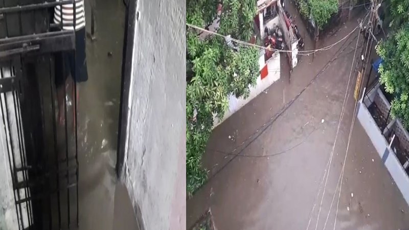 तेज बारिश से पानी-पानी हुआ राजधानी पटना, नगर निगम की खुली पोल, विधानसभा परिसर में घुसा पानी तेज बारिश से पानी-पानी हुआ राजधानी पटना, नगर निगम की खुली पोल, विधानसभा परिसर में घुसा पानी