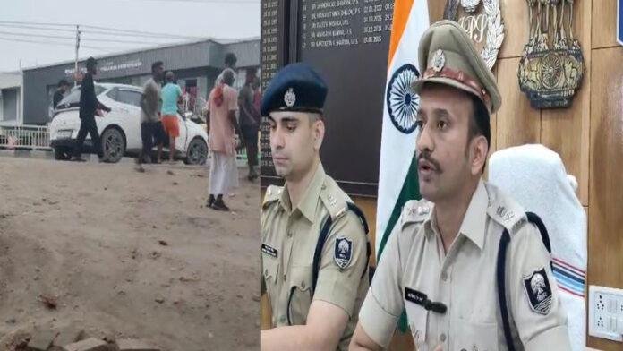 पुलिस व अपराधियों के बीच मुठभेड़, लूटकांड के अपराधी को पकड़ने गई पुलिस पर फायरिंग, 2 गिरफ्तार