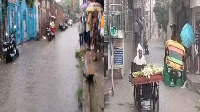 बिहार पुलिस कांस्टेबल भर्ती की चल रही परीक्षा, सुबह से हो रही बारिश, छात्र परेशान