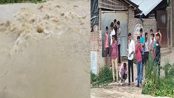 बागमती व अधवारा समूह की नदियों के जलस्तर में लगातार वृद्धि, नाला भी उफान पर...