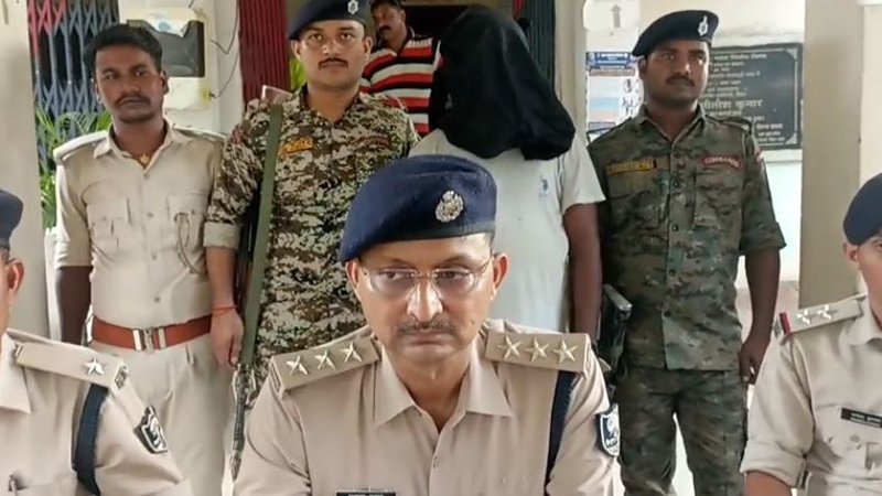 हथियार के साथ शातिर अपराधी गिरफ्तार