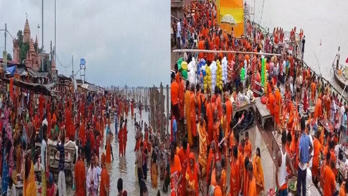 गुरु पूर्णिमा के दिन सुलतानगंज में लाखों भक्तों ने लगायी आस्था की डुबकी