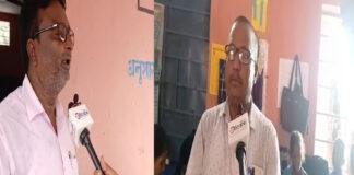 क्लास रूम से बच्चे नदारद, हल्की बारिश से जलमग्न हुआ विद्यालय