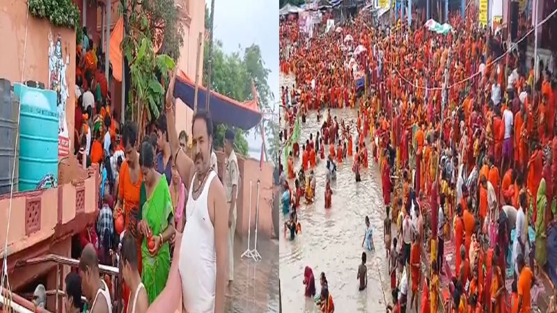 सावन की तीसरी सोमवारी पर सुल्तानगंज में आस्था का महाजल, गंगा घाट से अजगैबीनाथ तक उमड़ा श्रद्धा का जनसैलाब