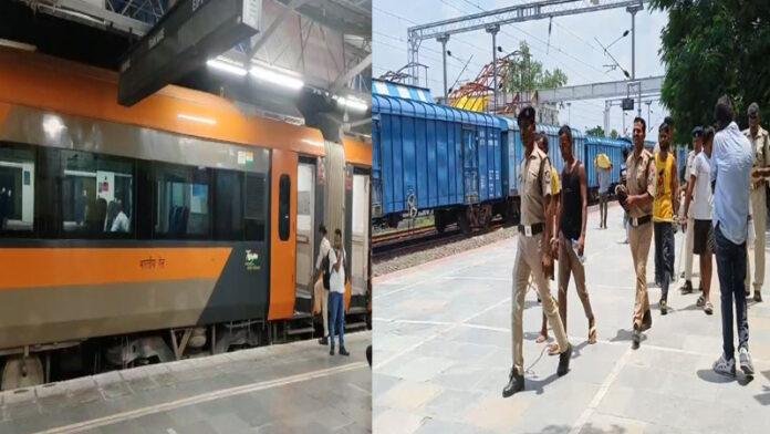 वंदे भारत ट्रेन पर फिर पथराव, 4 बदमाश गिरफ्तार