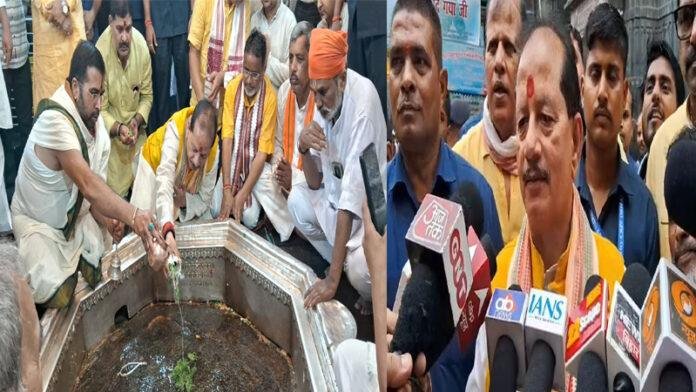 विष्णुपद मंदिर में डिप्टी सीएम ने टेका माथा, फिर बोले- अब बिहार को कोई नहीं कर पाएगा बदनाम