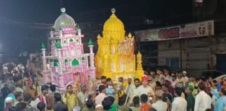मोहर्रम का जुलूस निकला अकीदत और सौहार्द के साथ, या अली-या हुसैन के नारों से गूंजा शहर